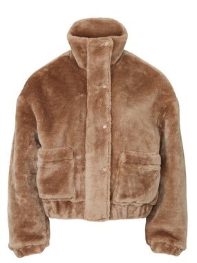 Blank NYC Bicoastal Faux Shearling Jacket - small
